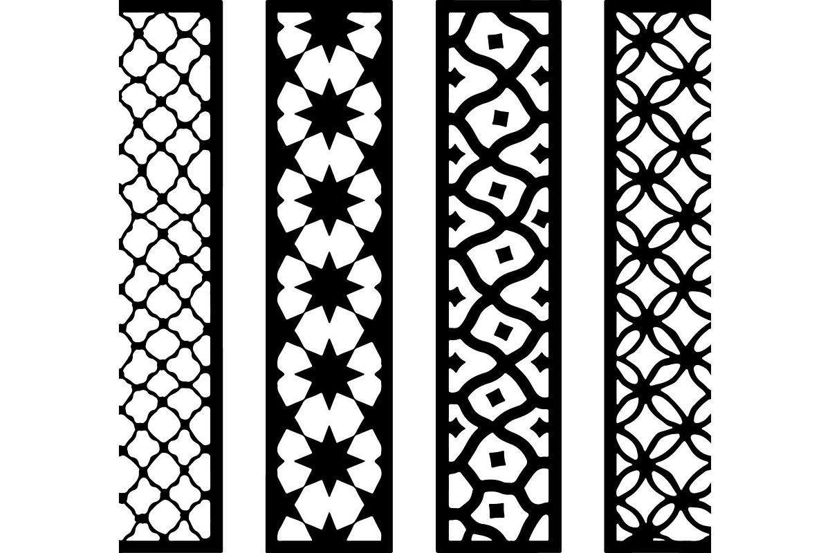 Geometric Pattern Panel Set, an Object Graphic by abu67222 (Photo 5 of 13)