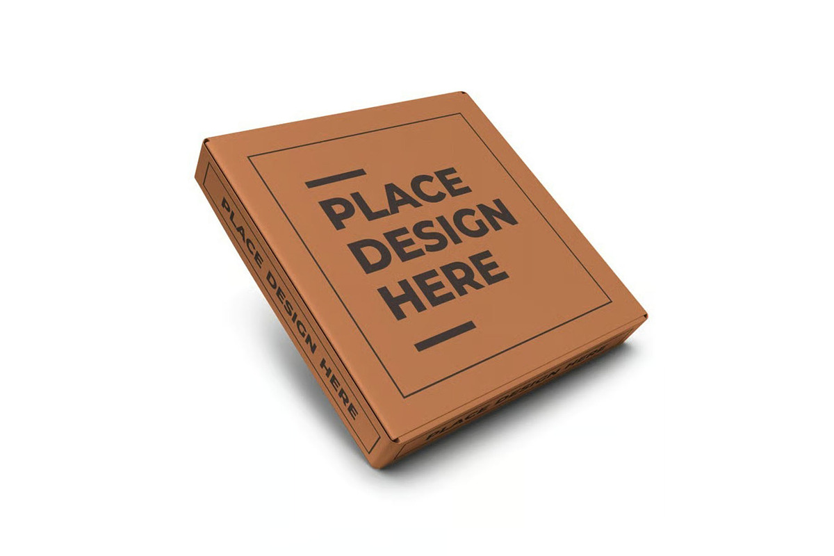Pizza Box Packaging Mockup Template, a Packaging Mockup by DesignRushMarket (Photo 6 of 11)