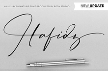 Hafidz – Luxury Signature Font