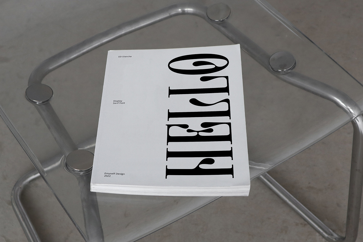 ED Olancha - Display Serif, a Serif Font by Emyself Design (Photo 12 of 12)