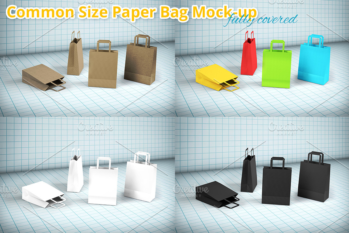 Shopping Paper Bag Mockup, a Product Mockup by MockUps Gallery (Photo 3 of 5)