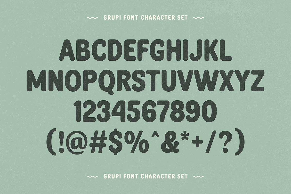Grupi Sans - Basic Rounded Font, a Sans Serif Font by Dikas Studio (Photo 2 of 6)