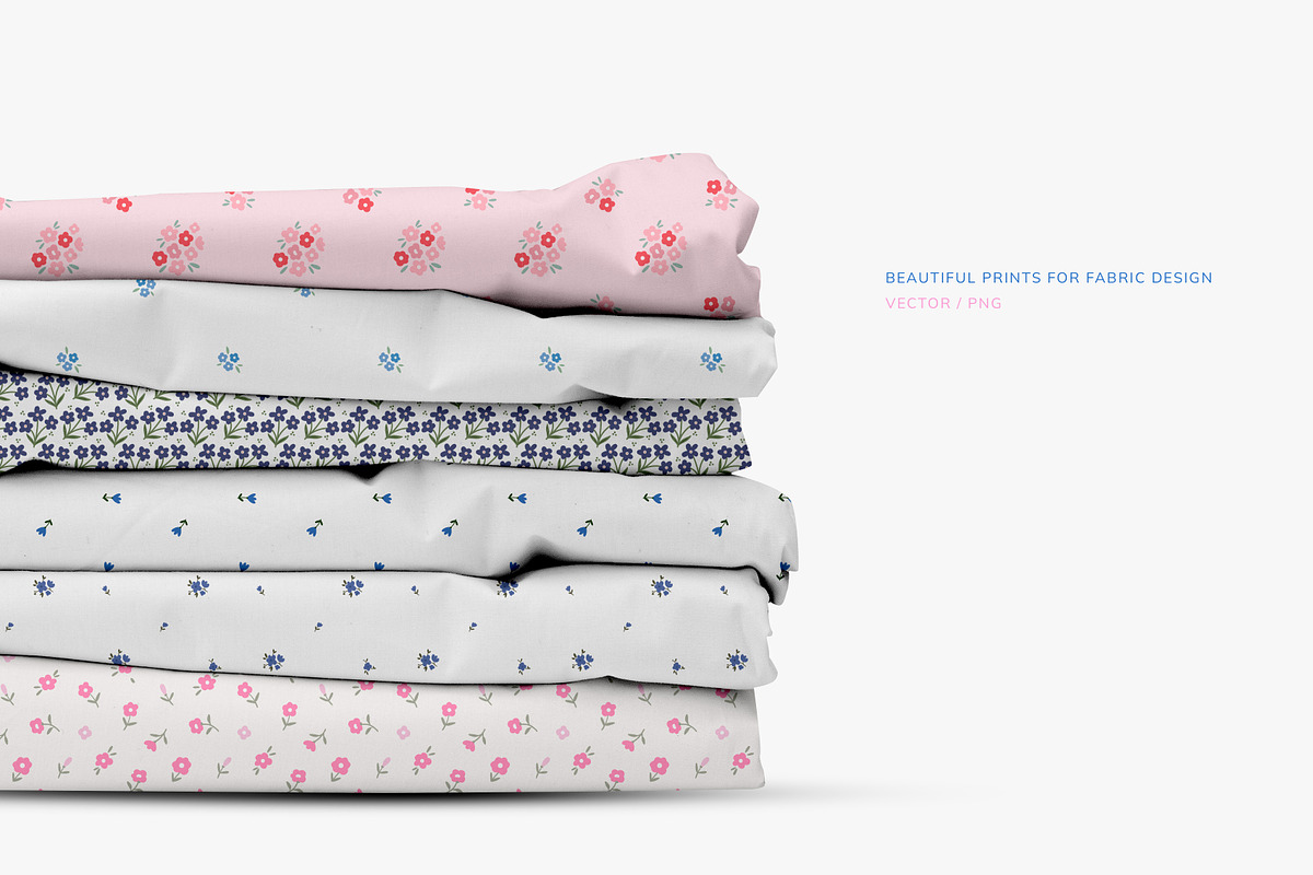 Cottagecore floral patterns pack, an Illustration by nathalieclaire (Photo 3 of 13)