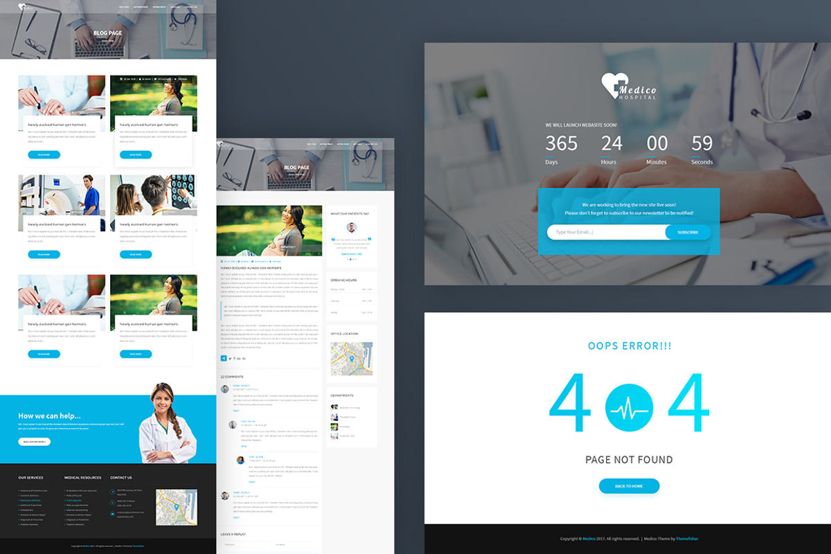 Medico Health Care PSD Template, a Websites & App Template by Themefisher (Photo 3 of 5)