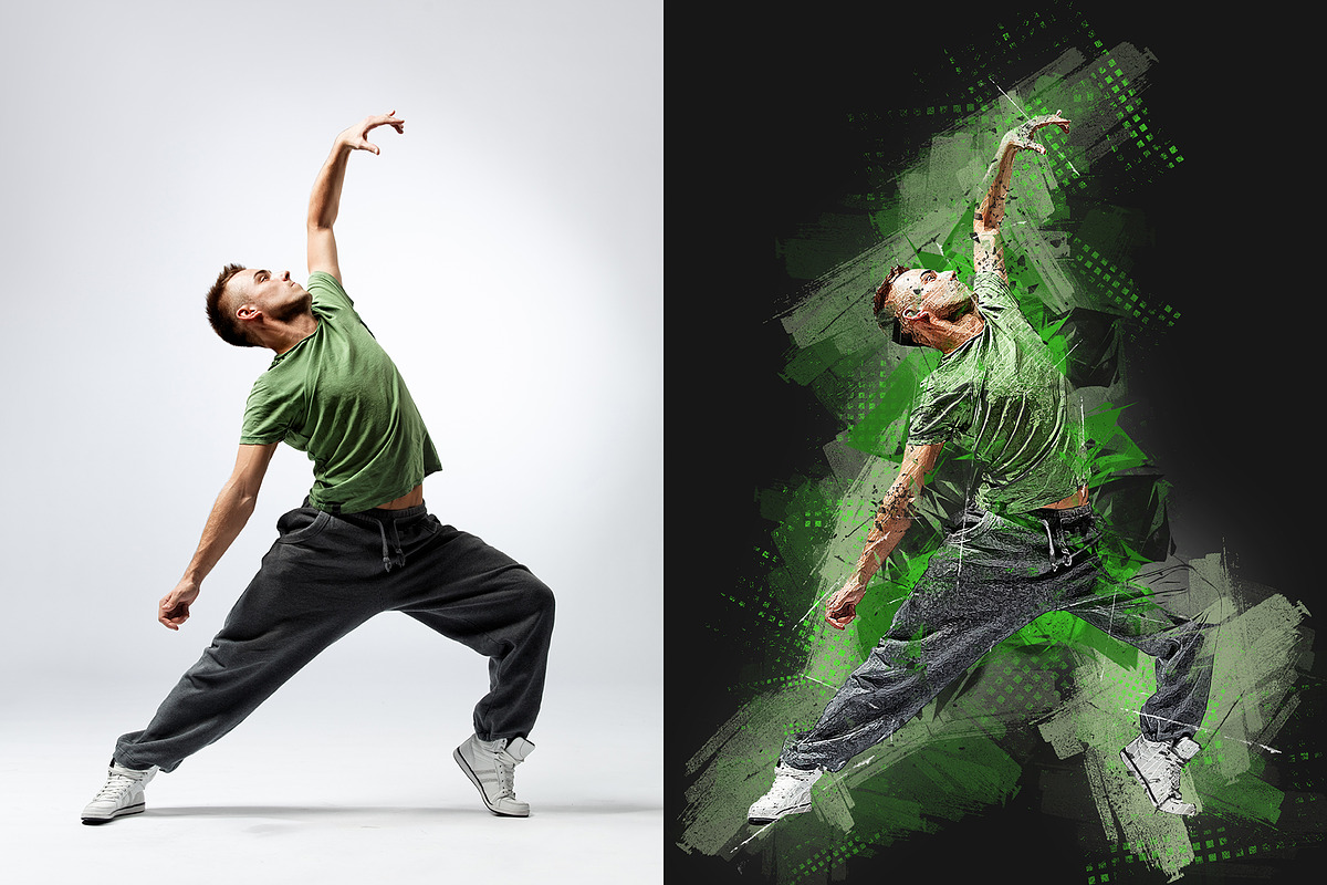 Abstract Art Photoshop Action, an Action Add-On by Design Forest (Photo 11 of 12)