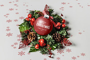 Christmas Ball Mock-up, a Product Mockup by zippypixelstudio (Thumbnail 3 of 7)