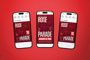Rose Parade Event Flyer Set, a Flyer Template by The Good Store (Thumbnail 2 of 2)
