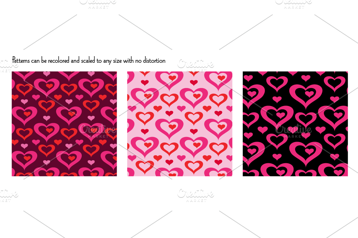 Cat Valentine & Seamless Patterns preview 7