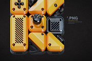 GDT1 - Color Bitmap Font, a Symbol Font by Gleb Guralnyk (Thumbnail 2 of 6)