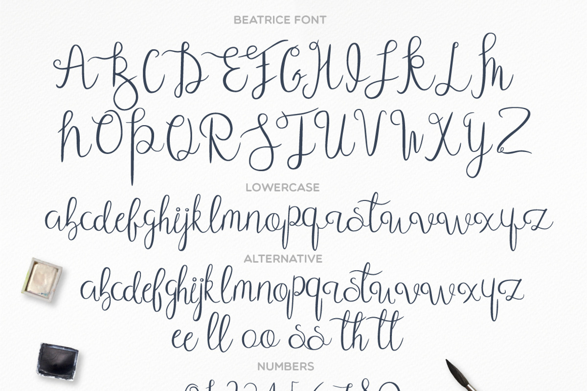 Beathrice Font preview 3