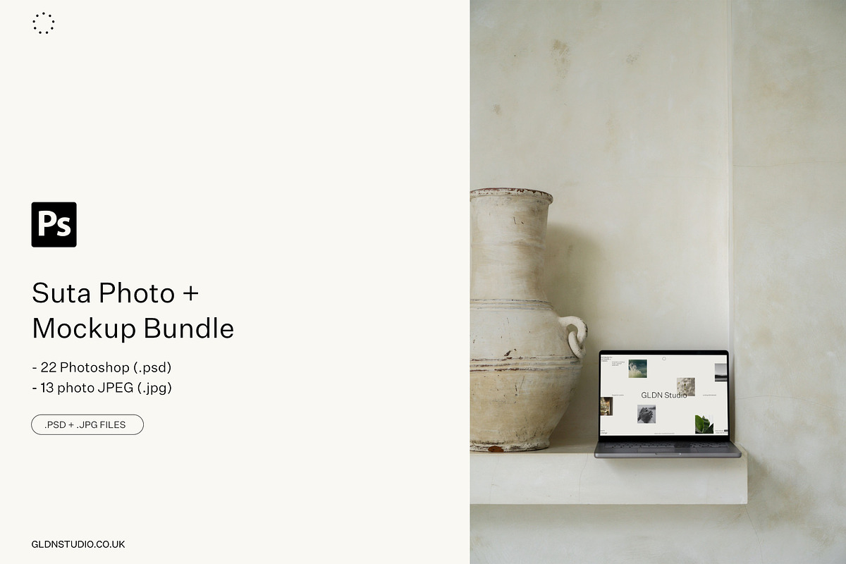Suta Photo + Mockup Bundle, a Device Mockup by GLDN Studio (Photo 1 of 7)