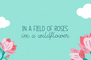 Wildflowers in Spring Font Duo, a Script Font by Salt & Pepper Designs (Thumbnail 5 of 8)