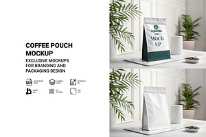 Coffee Pouch Mockup