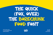 Bore Chunk - Food Font, a Handwritten Font by Ideal Eksis (Thumbnail 4 of 10)