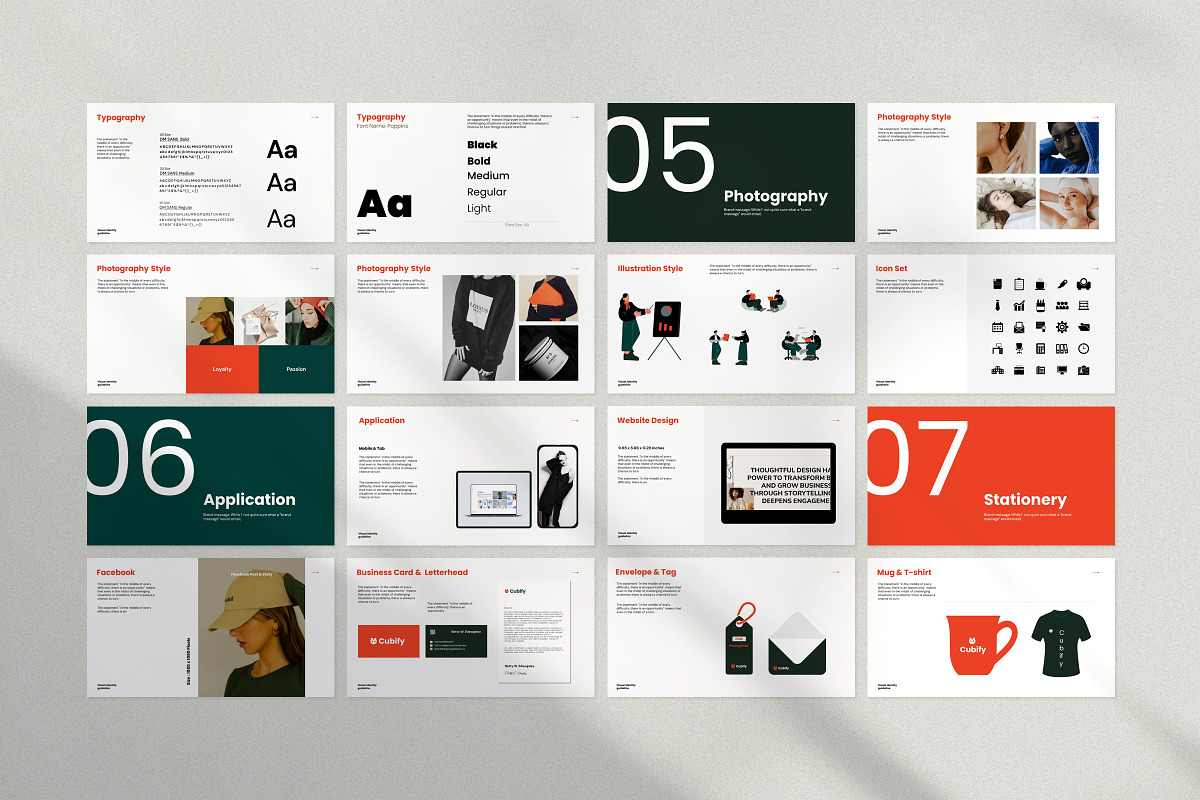 Branding Guideline Template, a Presentation Template by Studio Industry (Photo 9 of 10)
