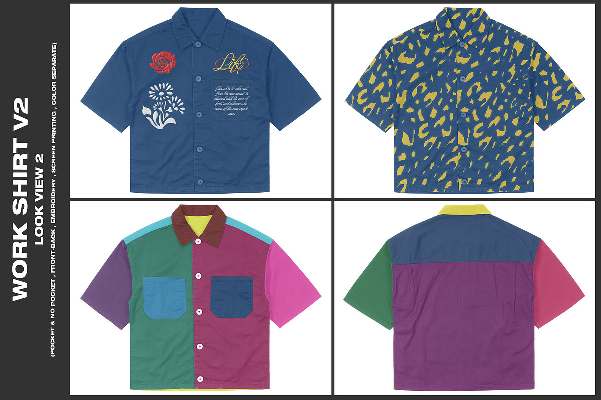 Work Shirt V2 - Mockup, a Shirt Mockup by DaldSgh (Photo 5 of 17)