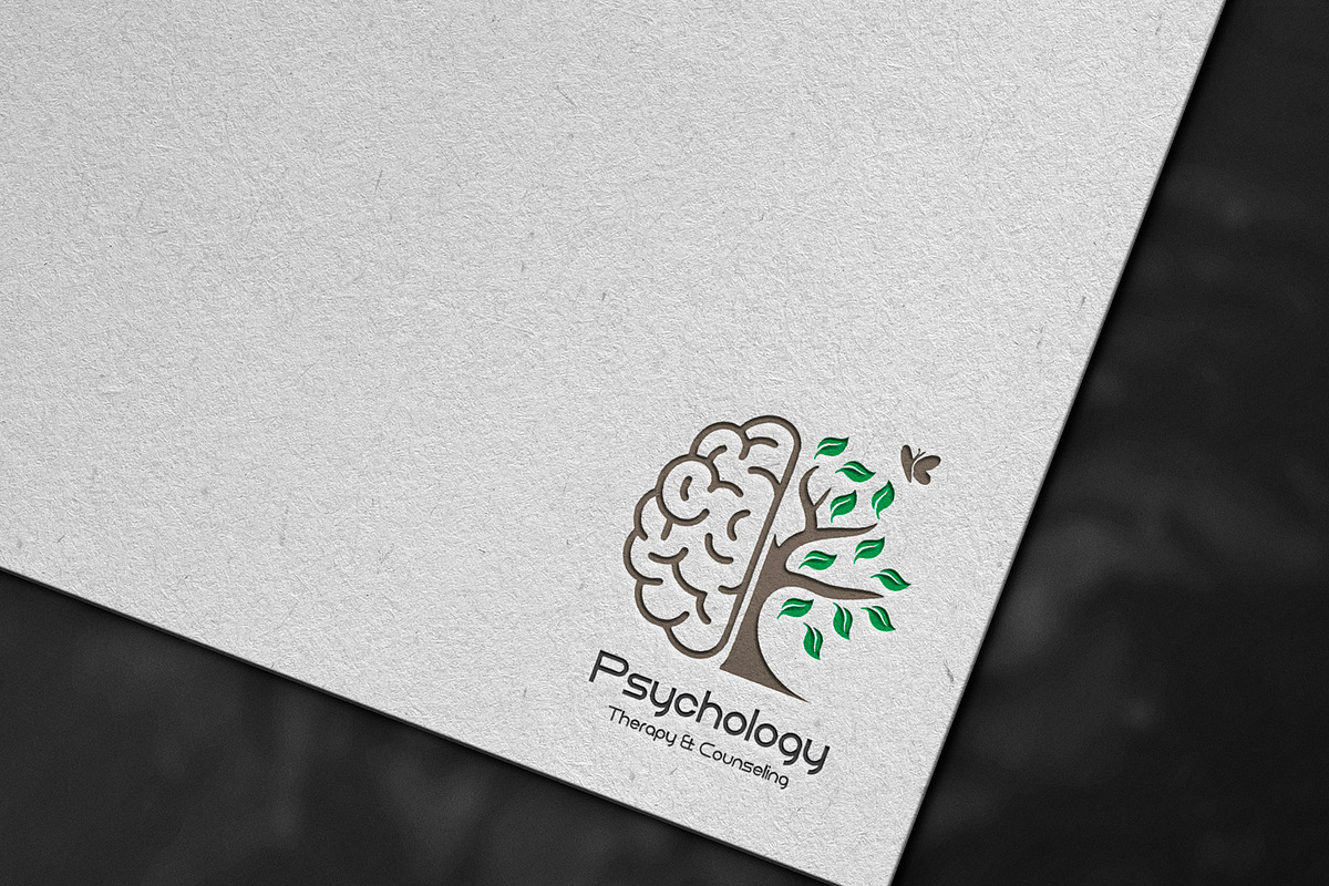 Minimalist Brain & Life Tree Logo preview 6