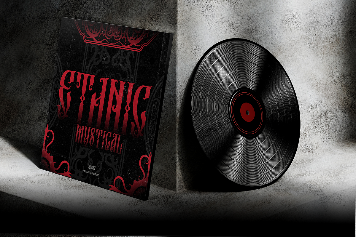 Rohang – Ritualistic Display Font, a Blackletter Font by Inviline.co (Photo 12 of 17)