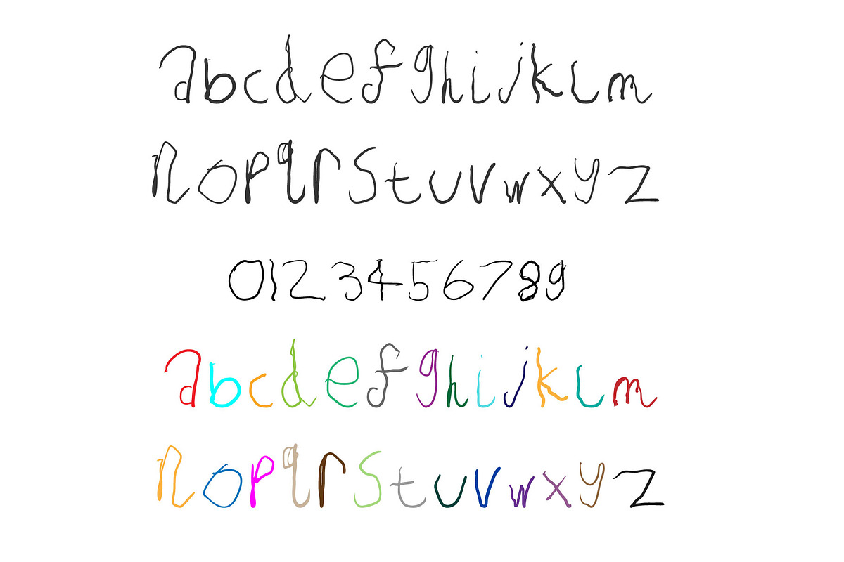 Alphabez | Hand Drawn font, a Handwritten Font by Supersimbo © (Photo 4 of 6)