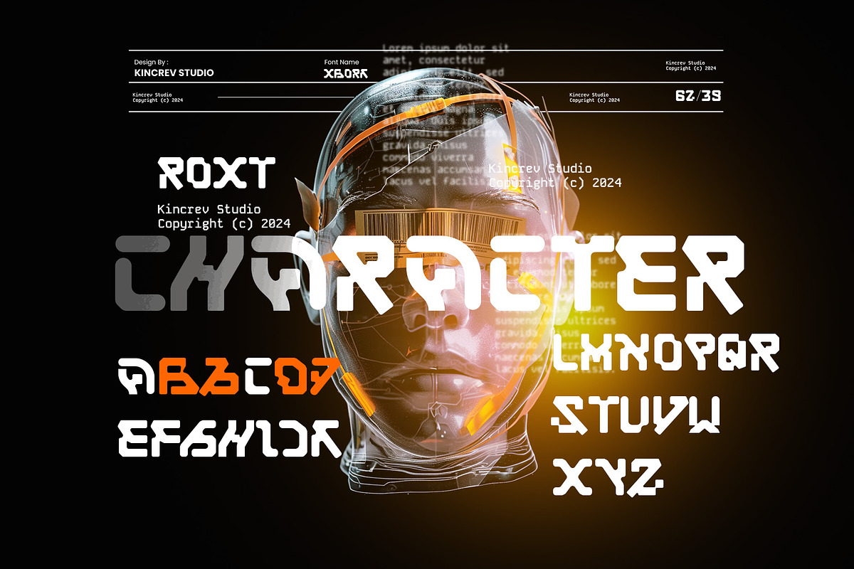 xbork, a Sans Serif Font by Kincrev Studio (Photo 7 of 10)