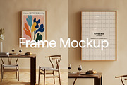Dining Room Frame Mockup, a Household Mockup by Ombra Studio (Thumbnail 1 of 3)