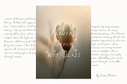 Flowers Under Wet Glass Backgrounds, a Background Graphic by Lana Elanor (Thumbnail 7 of 18)
