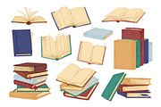 Antique hand-drawn books set, a Decorative Illustration by Good Studio (Thumbnail 3 of 4)