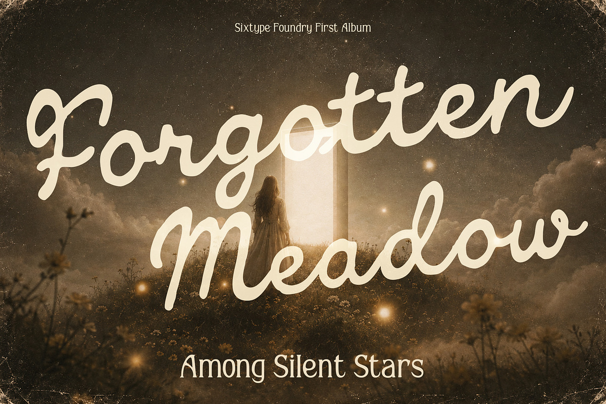 Placidus Notesho Retro Whimsical, a Handwritten Font by Sixtype (Photo 6 of 10)