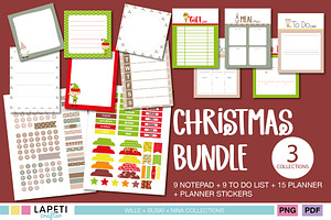 Christmas To-Do Planner Bundle