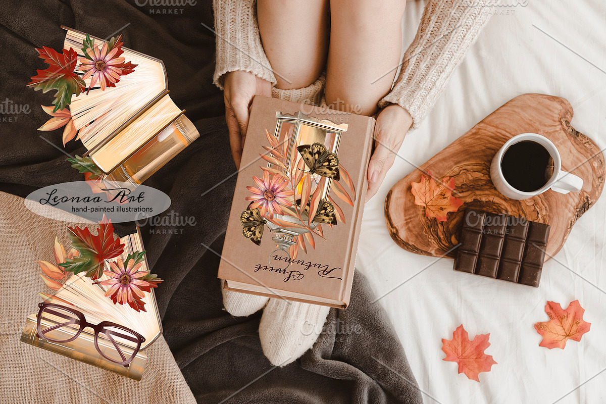 Cozy Autumn. Collection, an Illustration by Leonaa art (Photo 8 of 13)