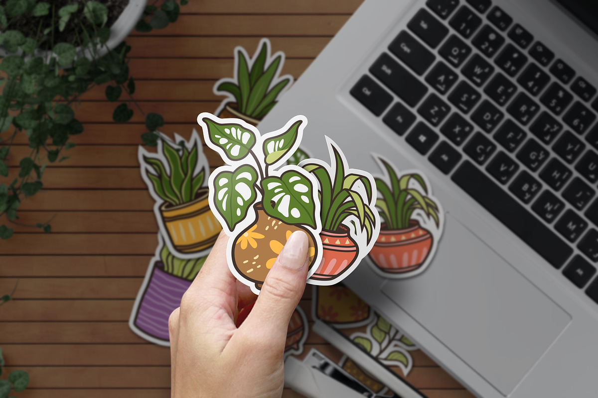 Set of Houseplants isolated design, a Decorative Illustration by Allmostudio (Photo 4 of 4)