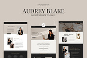 AUDREY | Luxury Showit Website, an App Template by Styled Web Shop (Thumbnail 4 of 22)