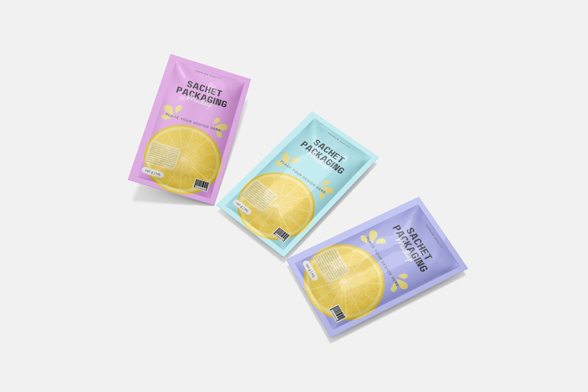 Sachet Packaging Mockup, a Packaging Mockup by Graphic Deal (Photo 6 of 6)