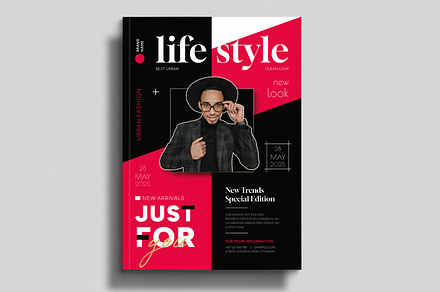 Magazine Cover Design, a Magazine Template by MightyDesign