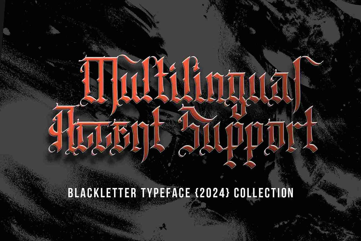 Kingdom Of Heaven - Blackletter, a Blackletter Font by Vampstudio (Photo 13 of 13)