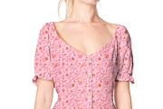 Boho Pink Chintz Floral, a Pattern Graphic by Mieken Petra Designs (Thumbnail 4 of 5)