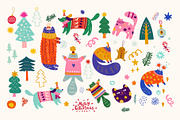 Merry Christmas, a Seasonal Illustration by MoleskoStudio (Thumbnail 9 of 28)