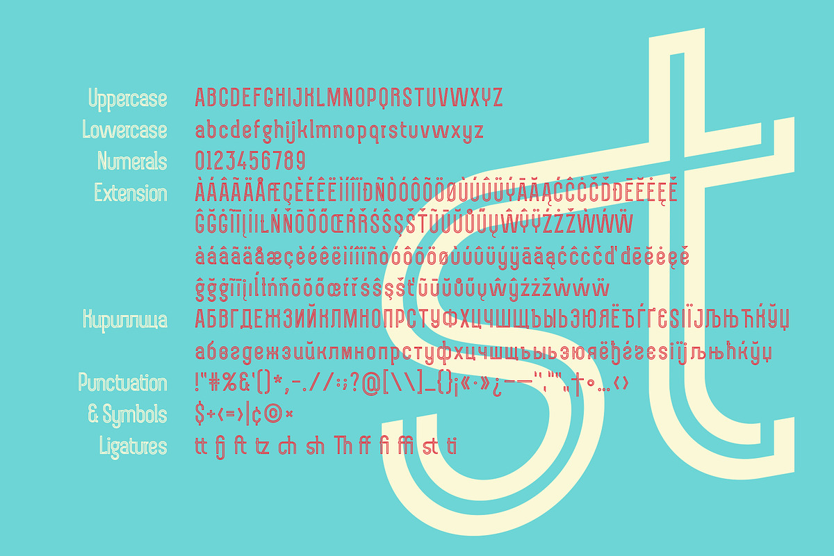 Chokana Light, a Sans Serif Font by NREY (Photo 2 of 6)