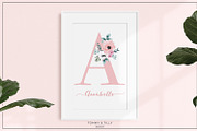 Summer Flowers Alphabet PNG, an Illustration by Tommy & Tilly Design (Thumbnail 4 of 4)