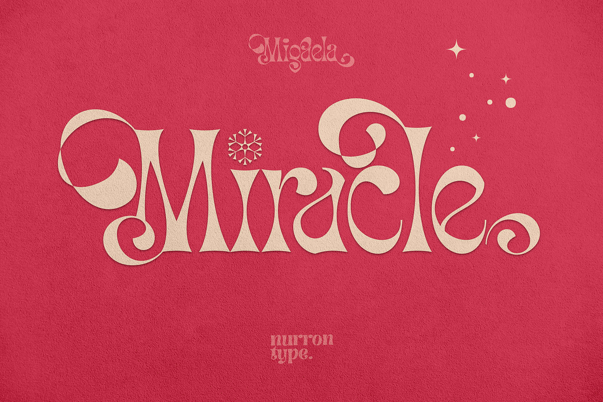 Migaela, a Font by nurrontype (Photo 4 of 15)