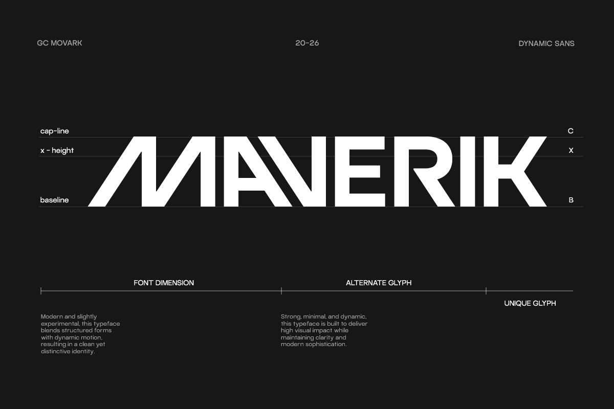 GC Movark - Logotype Modern Sans, a Sans Serif Font by Glyphonic (Photo 4 of 15)
