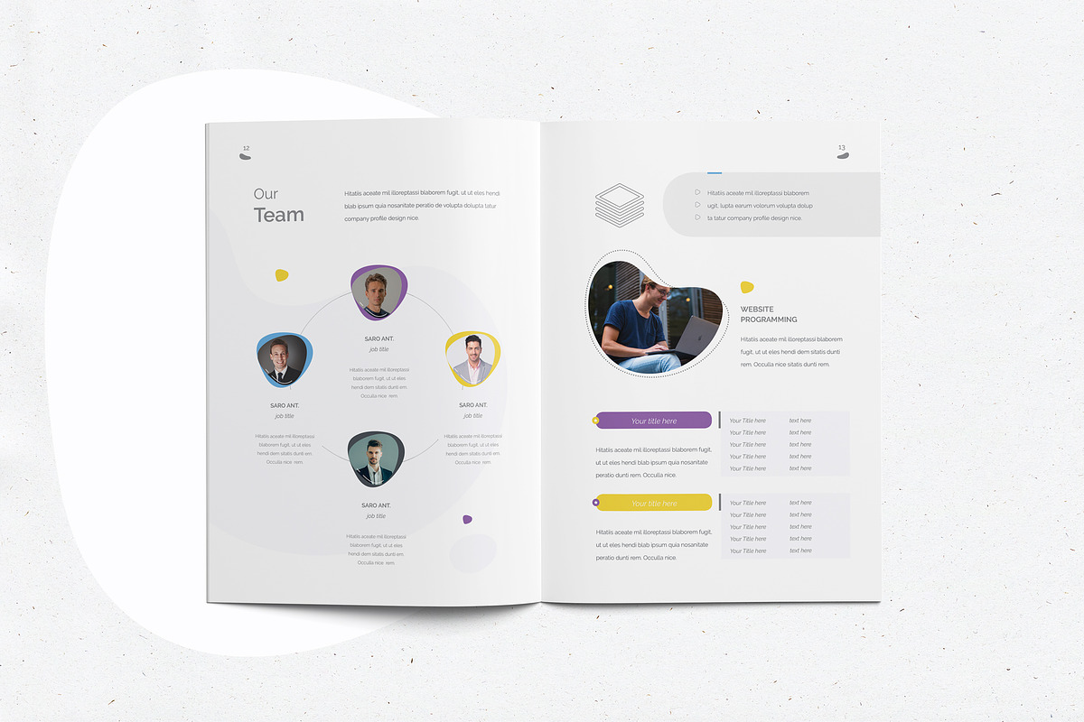 Company Profile, a Brochure Template by WOWPro (Photo 8 of 10)