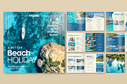 Square Travel Agency Brochure, a Brochure Template by BrandPacks (Thumbnail 1 of 4)