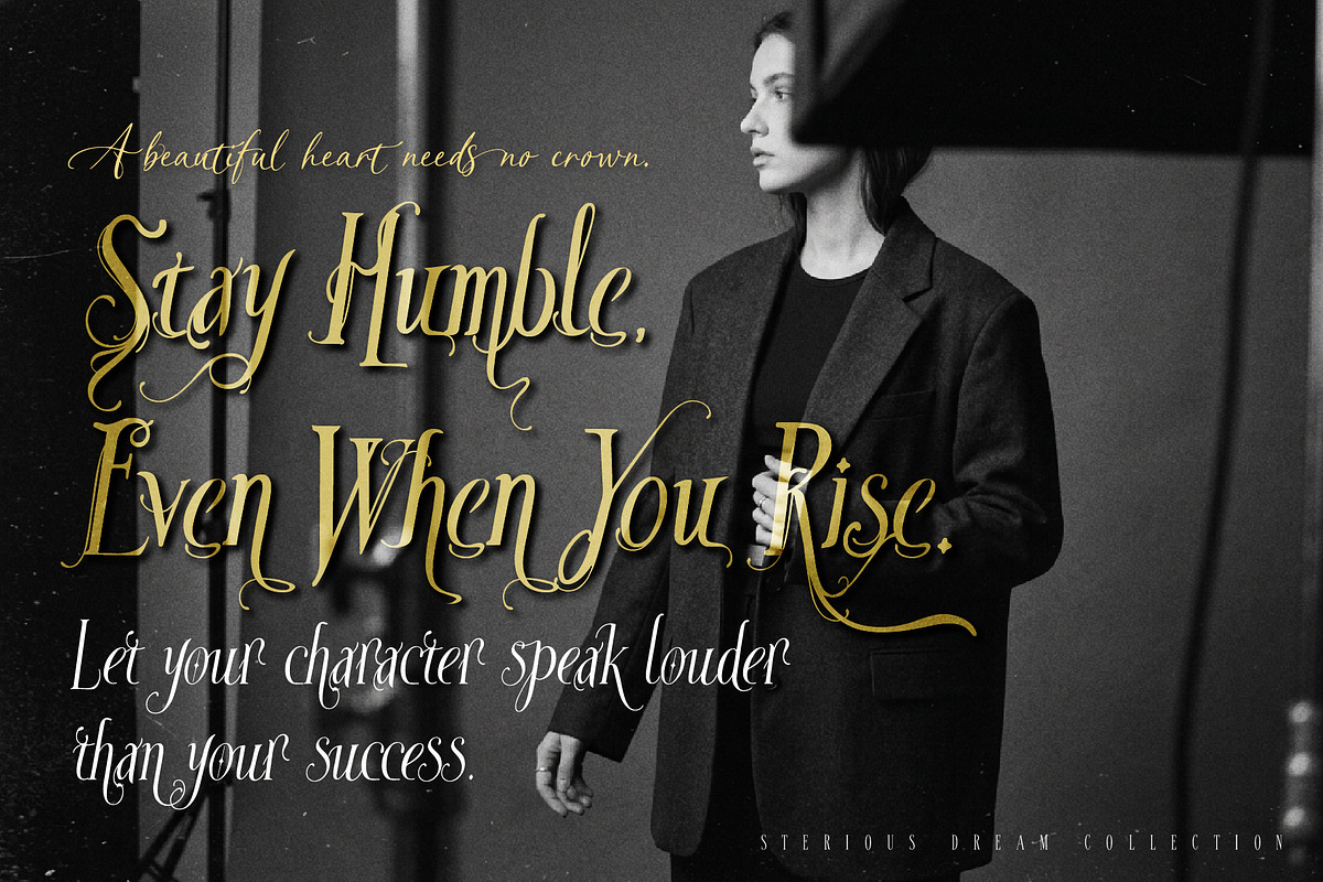 Sterious Dream - Timeless font Trio, a Handwritten Font by HypeWorksCo (Photo 27 of 42)