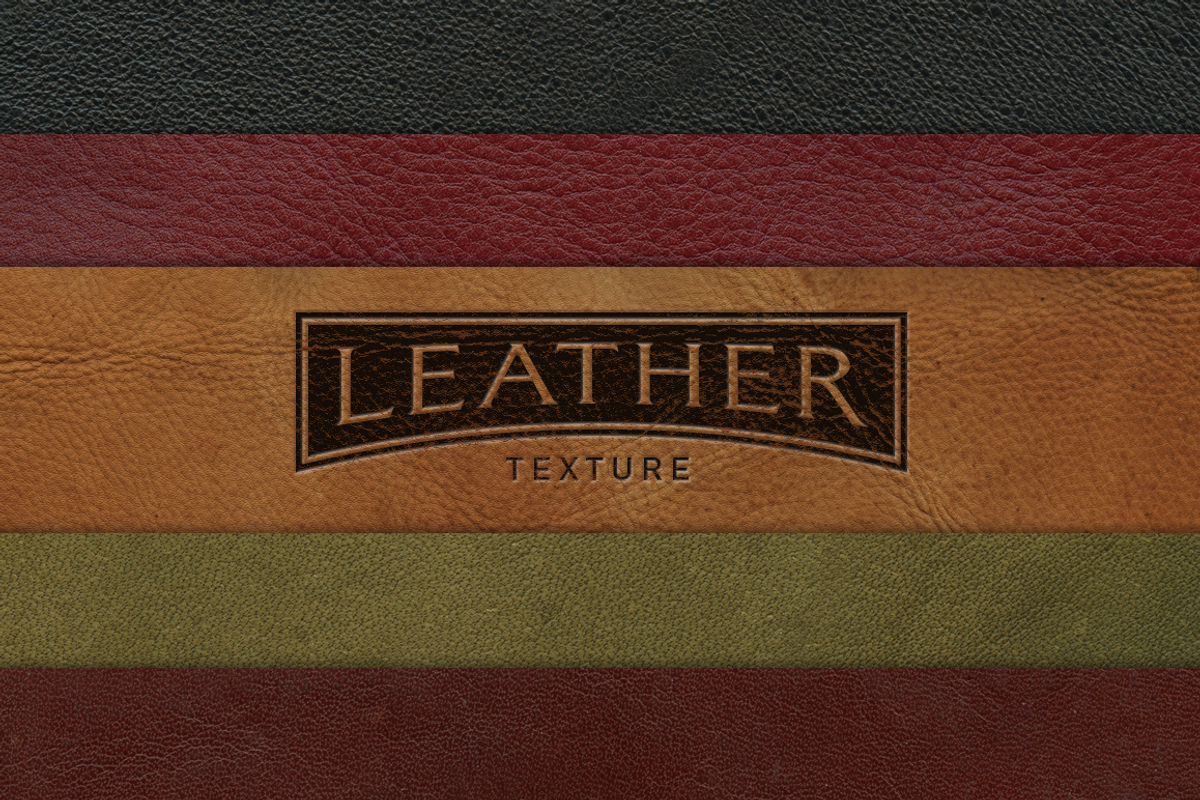 Leather Texture - 5 Pack, a Texture Graphic by Bearded Creative (Photo 1 of 2)