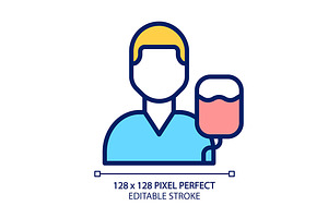 Intensive care pixel perfect RGB, an Outline Icon by IMG Visuals