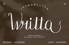 Writta Script Fonts