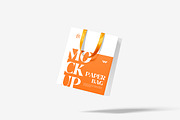 Paper Bag Mockup, a Packaging Mockup by Pikachudesign (Thumbnail 2 of 5)