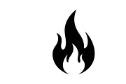 Bold black fire flame icon vector, an Illustration by Amazin_art (Thumbnail 7 of 29)