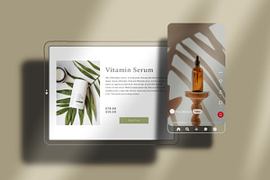 Minimal Website & Mobile Mockups Kit